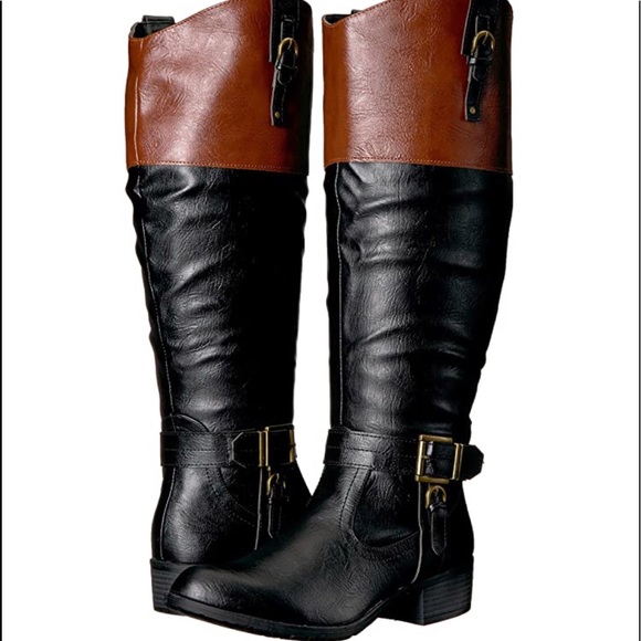 Rampage Ivelia Women’s Black Riding Boots - Picture 1 of 8
